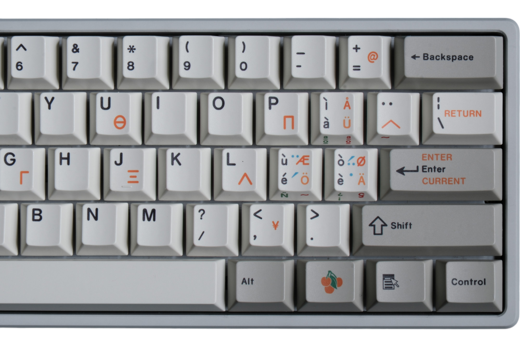 JC Studio Greek Orange Keycap Kit · Milktooth